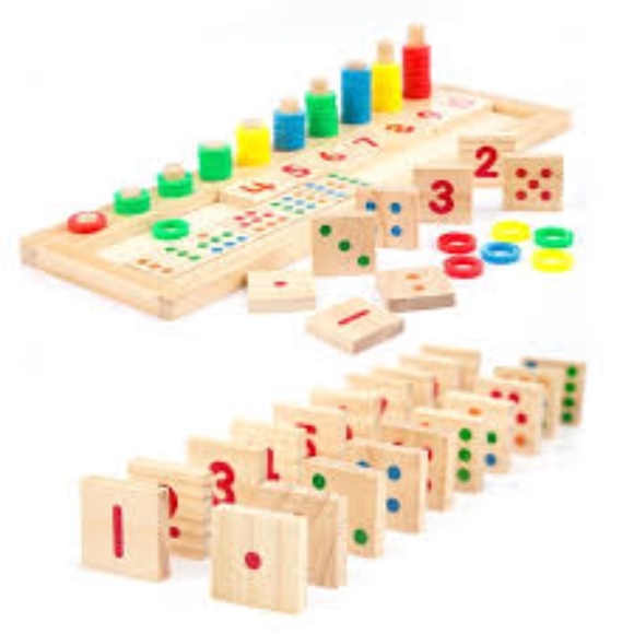 MuBei Other - TEACHING LOGARITHMIC BOARD AGES 3 PLUS Brand New